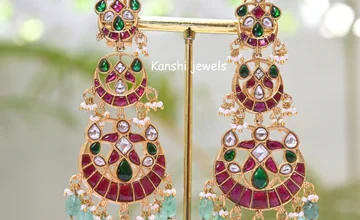 Kundan Jhumka Earrings​