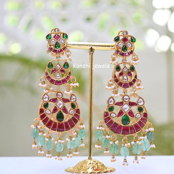 Kundan Jhumka Earrings​