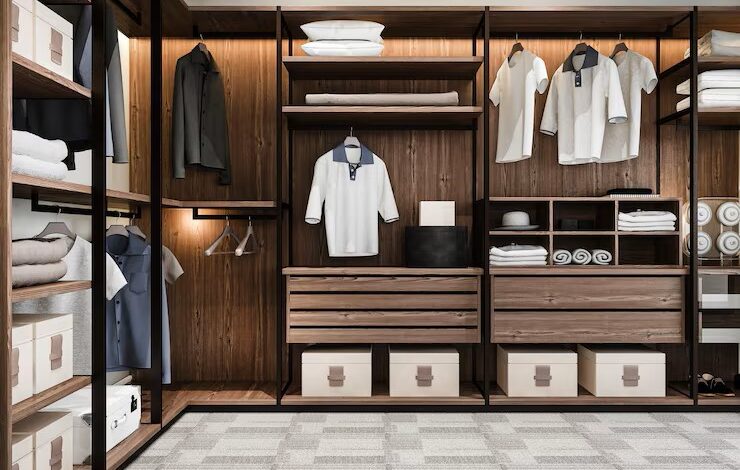 Wardrobe Closets with Drawers