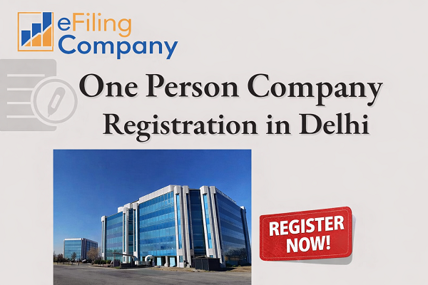 One Person Company Registration in Delhi