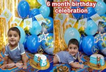 6th Month Birthday Decoration