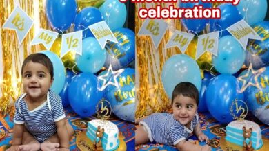 6th Month Birthday Decoration