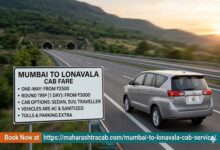 Mumbai to Lonavala Cab Fare