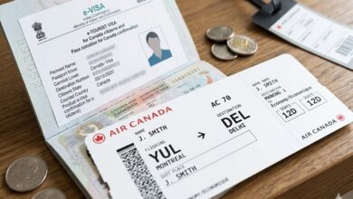 Ticket to India from Canada