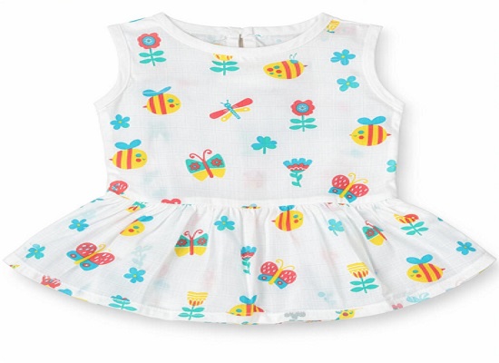 Soft Muslin Baby Girl Dress