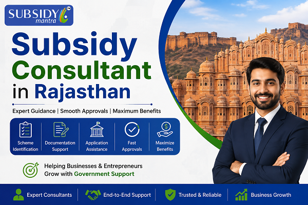 Subsidy Consultant in Rajasthan