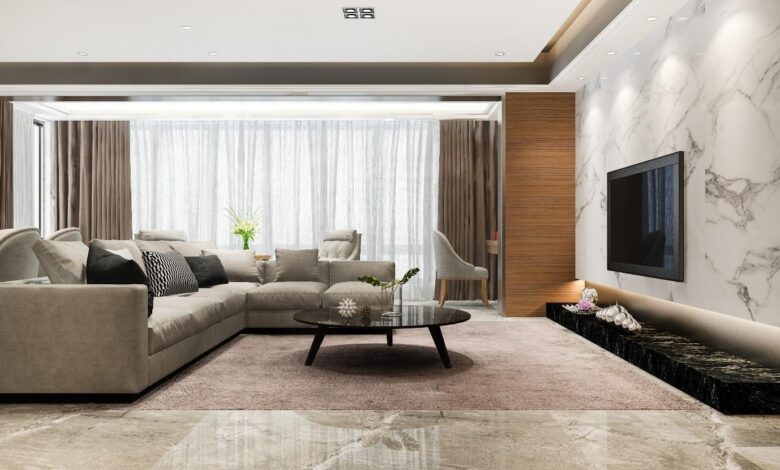 Modern Floor Tiles Living Room in morbi