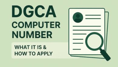 DGCA Computer Number Application