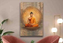 Lord Buddha Wall Painting