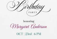 Invitation Card for Birthday Party