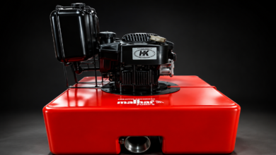 Engine driven floating pump