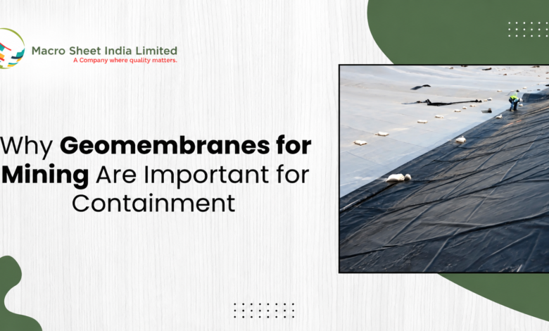 Geomembranes for Mining
