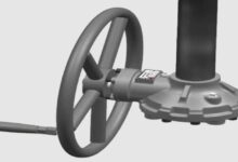 Non Rising Valve Gearbox