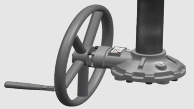 Non Rising Valve Gearbox