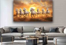 Seven Horses Photo Frame