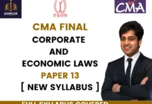 CMA Final Law Online Coaching